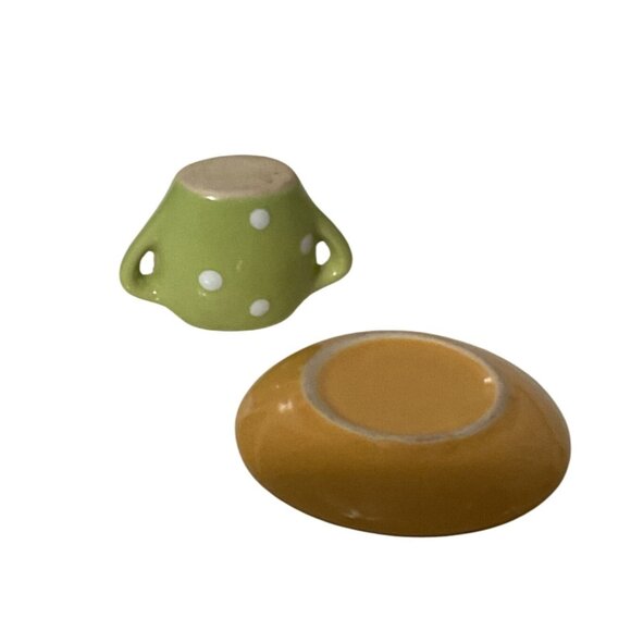 CDI Porcelan Pastel Pola Dot Child Tea Set Replacements - Picture 3 of 4